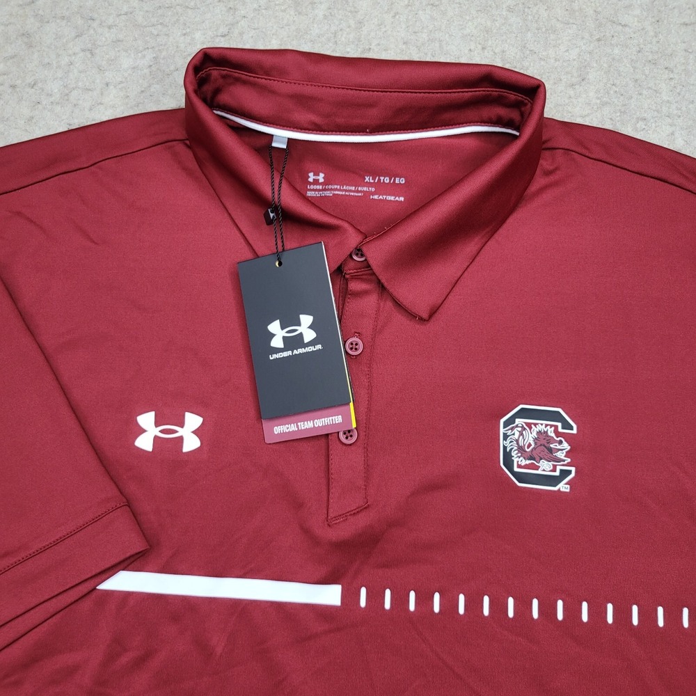 Under Armour Men's Maroon Polo Shirt